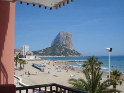 Calpe, Penon Ifach, vom Balkon aus gesehen